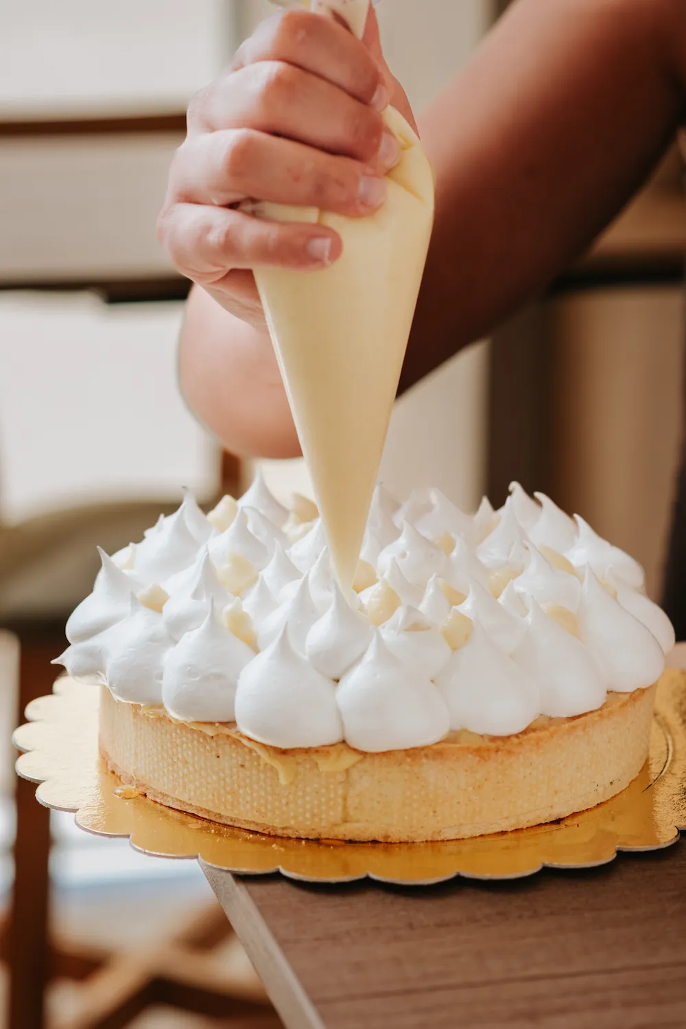 Torta Lemon Pie artesanal en Tulé San Juan